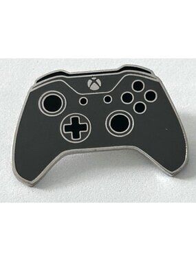 Xbox Controller Enamel Lapel Pin Tie Tack Black